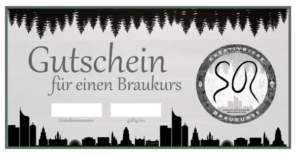 Gutschein für einen Braukurs für Fortgeschrittene